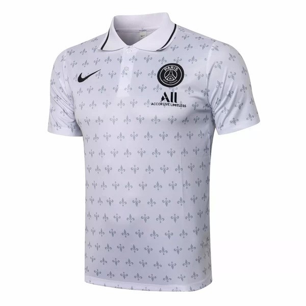 Polo Paris Saint Germain 2021-22 Blanc